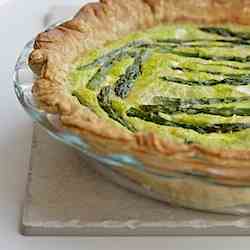 Asparagus Goat Cheese Tart