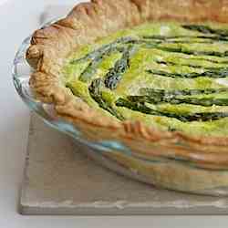 Asparagus Goat Cheese Tart