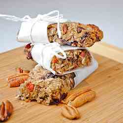 Banana Pecan Granola Bars