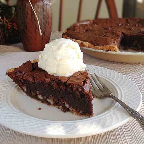 Brownie Pecan Pie