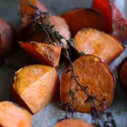 Baked sweet potatoes
