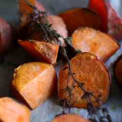 Baked sweet potatoes