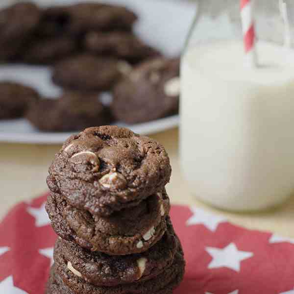 Double Chocolate Espresso Cookies