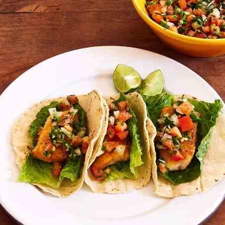 Fish Tacos with Pico de Gallo