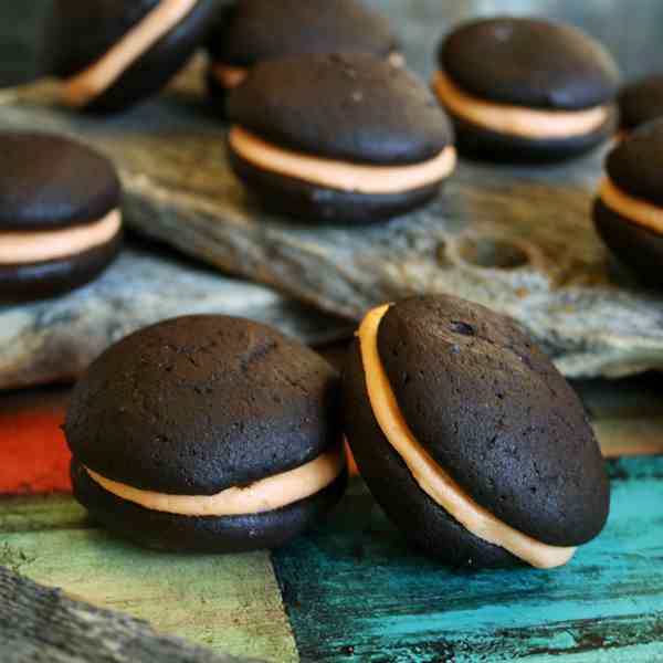 Black Licorice Whoopie Pies