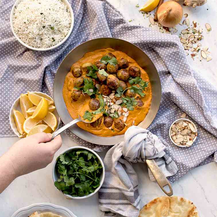 Butter Chicken Meatballs