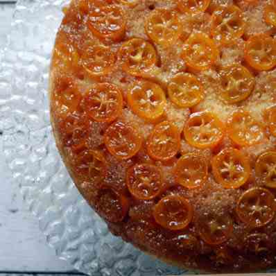 Kumquat Upside-Down Cake