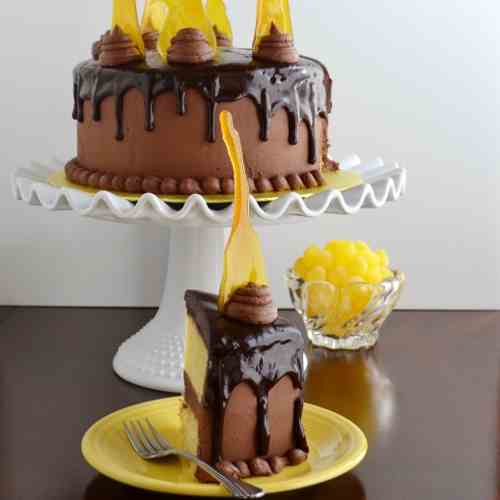 Lemon Chocolate Cake