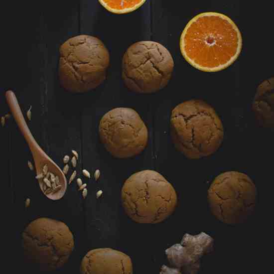 Orange, Ginger and Cardamon Cookies