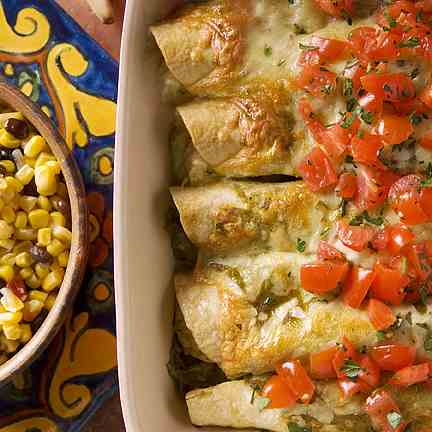 Easy Chicken Enchiladas