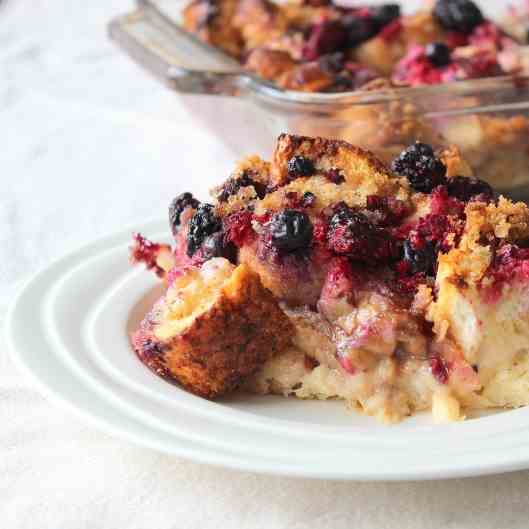 Mixed Berry French Toast Bake