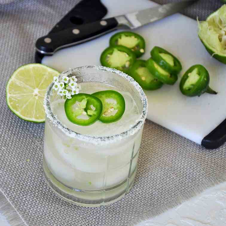 Watermelon Infused Tequila Spicy Margarita