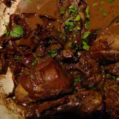 Coq Au Vin With Chocolate 