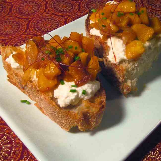 Butternut Squash Toasts