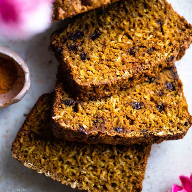 Turmeric Chocolate Chip Bread 