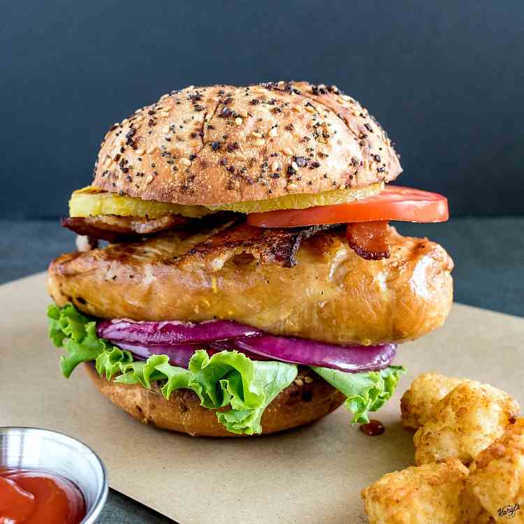 Citrus Marinated Grilled Chicken Sandwich