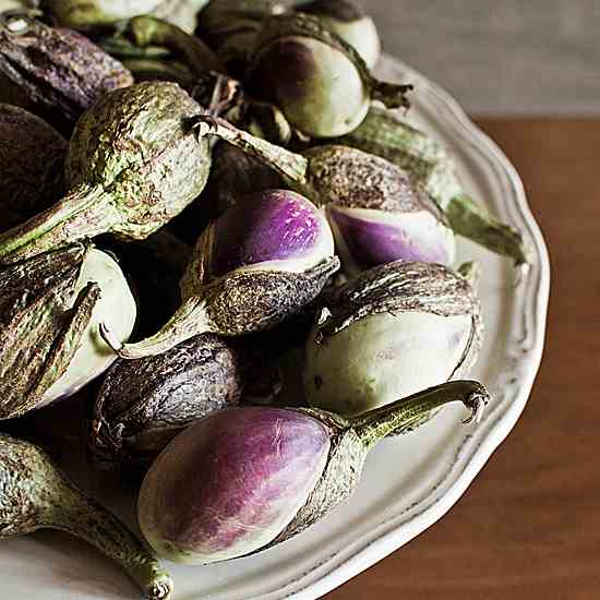 Pickled aubergines from La Mancha