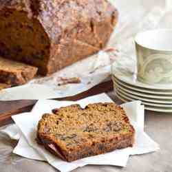 Spiced sweet pumpkin loaf