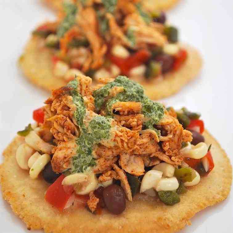 Spicy Chicken Tostaditos