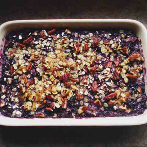 Wild Blueberry and Toasted Pecan Oatmeal