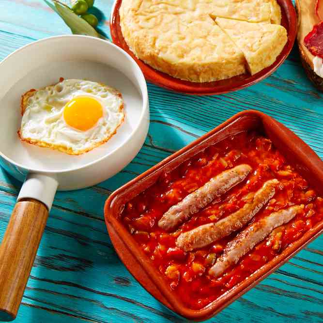 Frugal Spanish Tapas Breakfast