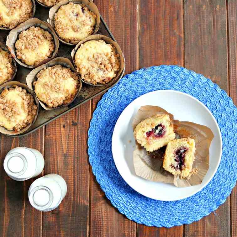 Jammy Crumb Muffins