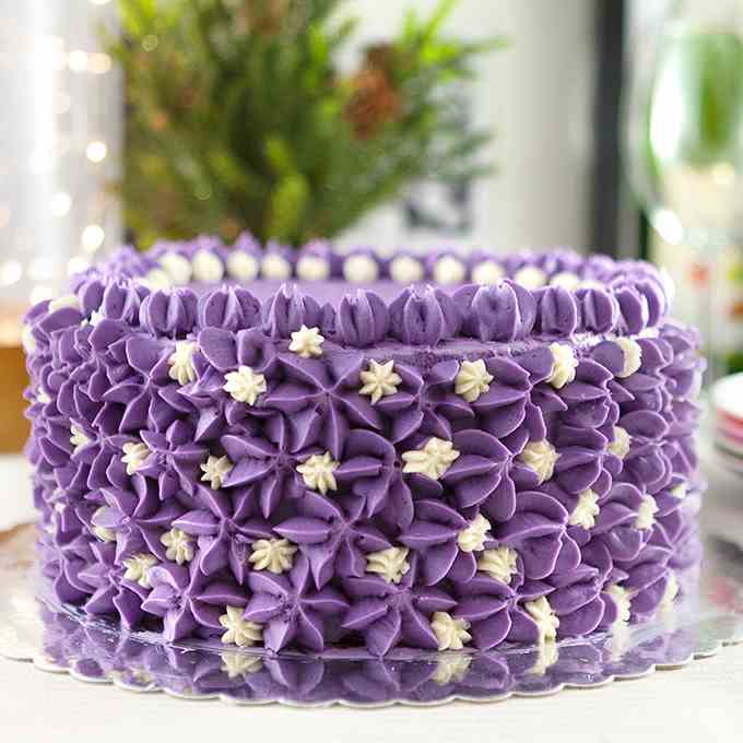 Ube Cake (Filipino Purple Yam Cake)