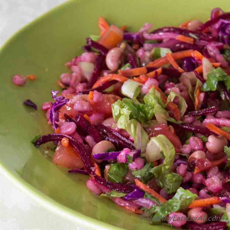 Barley Veggie Rainbow Salad