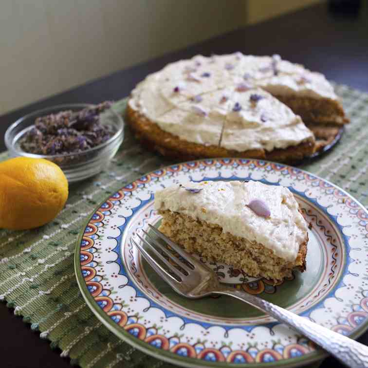 Meyer Lemon Almond Cake