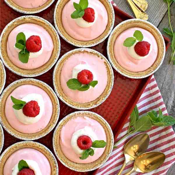 Raspberry Yogurt Tarts