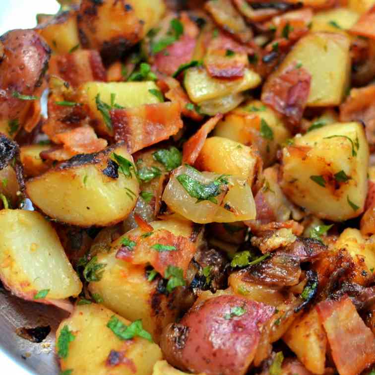 Easy Skillet German Potato Salad