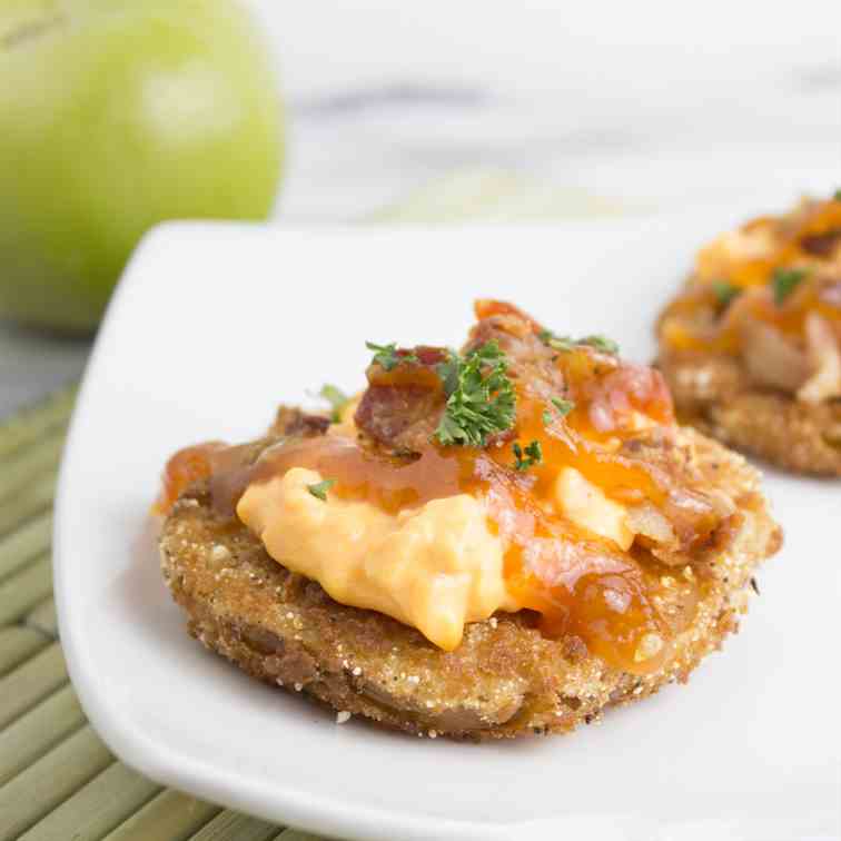 Loaded Fried Green Tomatoes