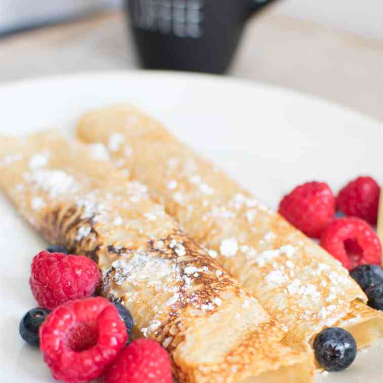 Simple Breakfast Crepes