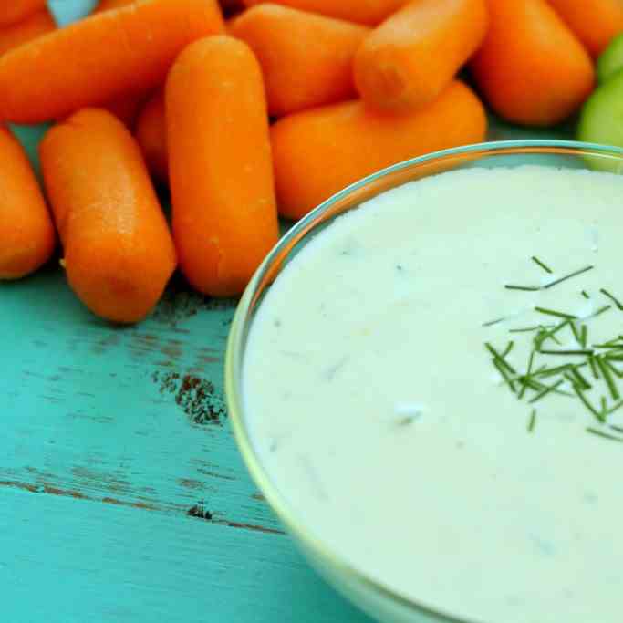 Healthier Buttermilk Ranch Dressing