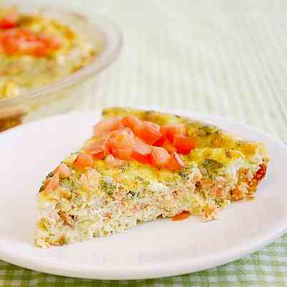 Smoked Salmon Frittata