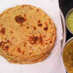 Tasty Aloo Parathas - no stuffing required