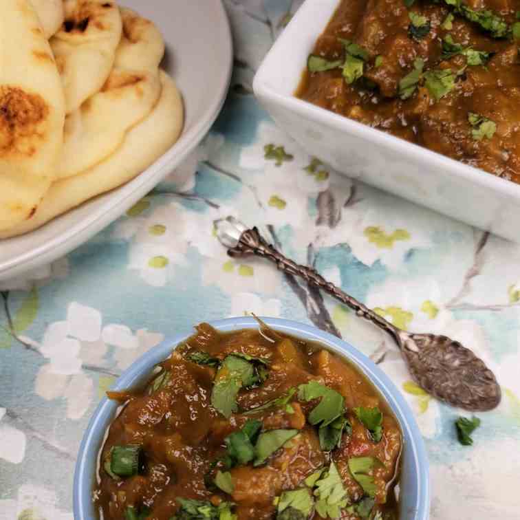 Pressure Cooker Baingan Bharta