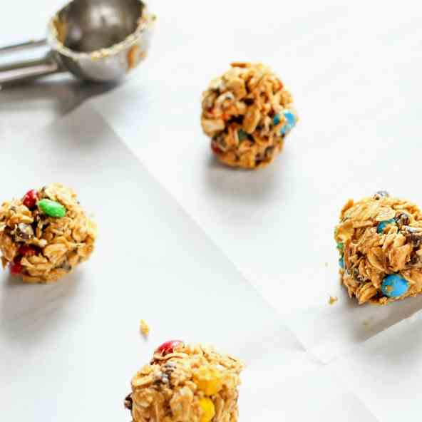 No Bake Monster Cookie Bites