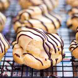 Salted Caramel Choux Buns