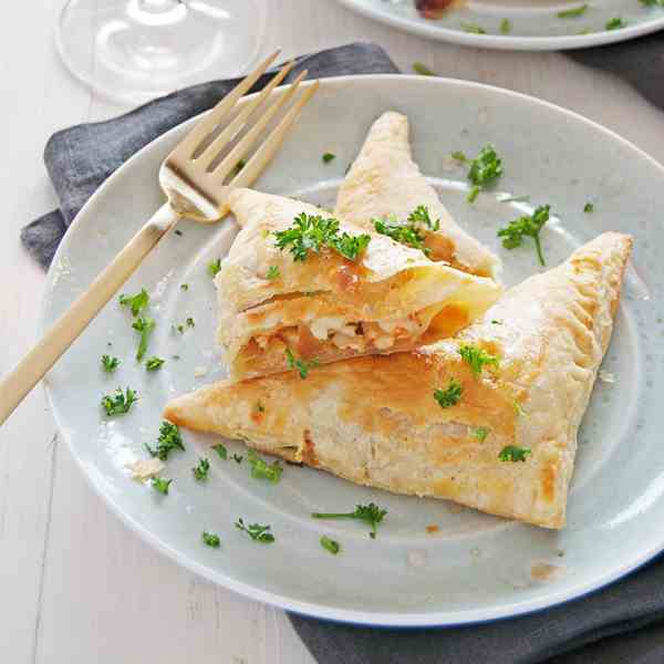 Flaky Shrimp Puff Pastries