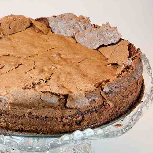 Crackly Chocolate Cake - Gluten Free