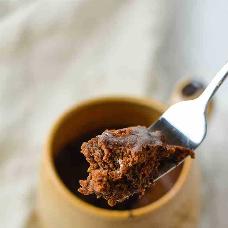 Eggless Chocolate Mug Cake