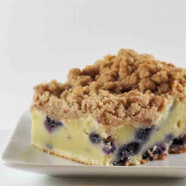 Sour Cream-Blueberry Crumb Cake