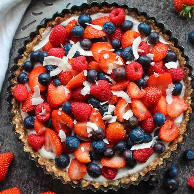 Mixed Berry - Whipped Coconut Cream Pie