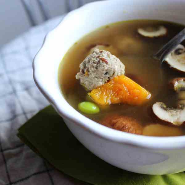 Turkey Meatball Soup