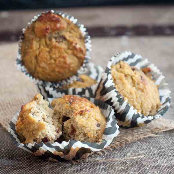 Grain and Sugar Free Banana Muffins