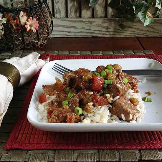Moroccan Braised Beef