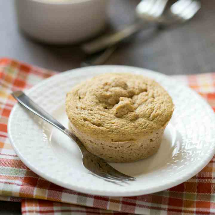 Coconut Flour Paleo Pumpkin Mug Cake