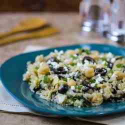 Quinoa with Artichokes and Chickpeas