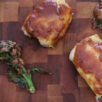 Spicy Peanut Chicken with Broccoli Rabe